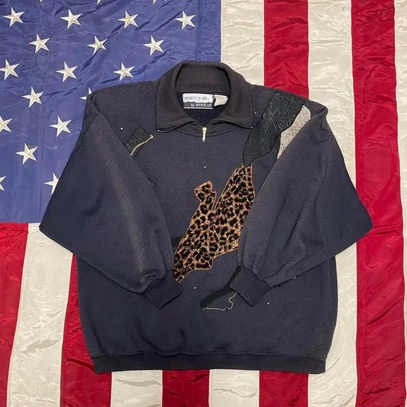 Vintage Marcy N Me Leopard Sweater - Picture 2 of 4